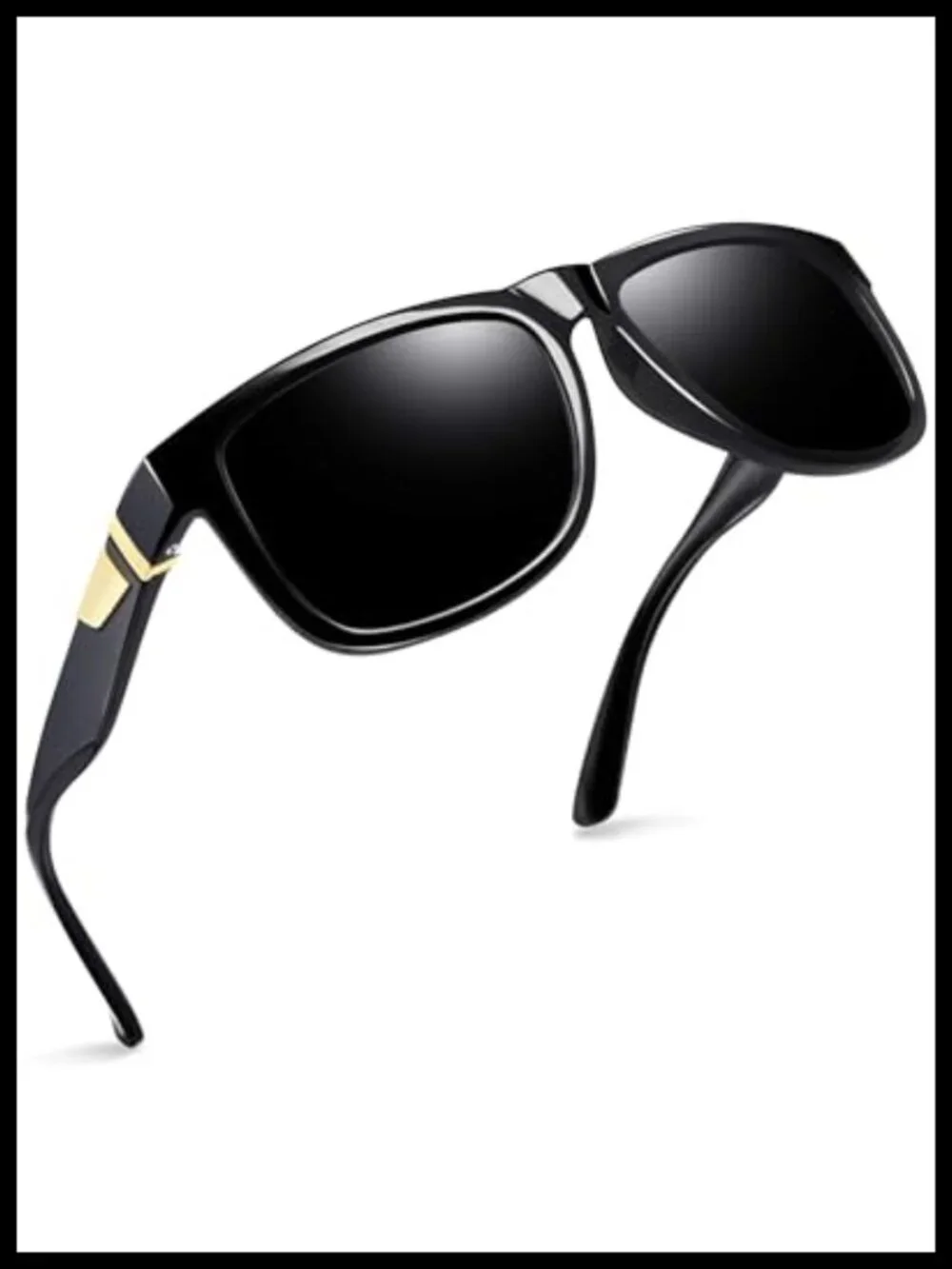 Unisex Oversized Square Polarized Sunglasses UV400 Protection